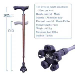 Best Trusted Shock Absorbing Walking Sticks #7CB1 6 Walking Stick with Shock Absorber