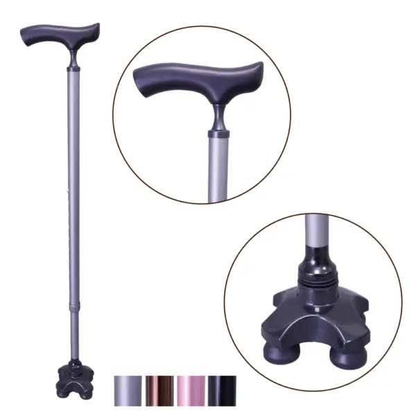 Self Standing Walking Cane / Height Adjustable